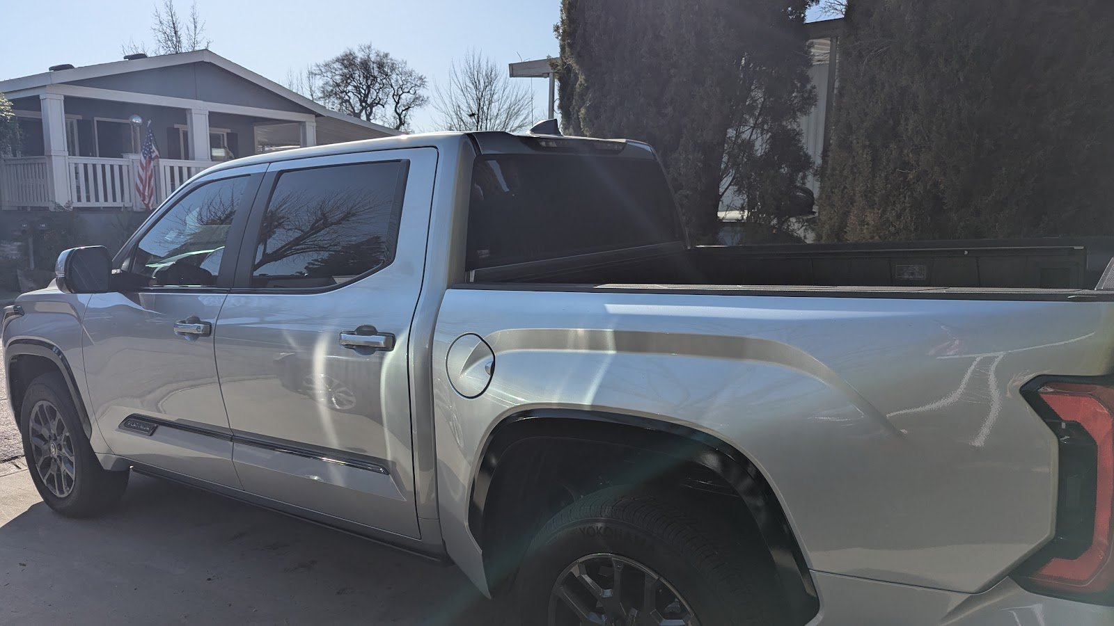 Toyota Tundra with tinted rear windows by Roman's